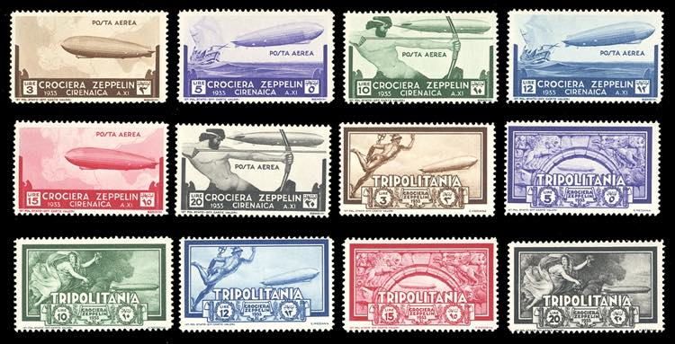 POSTA AEREA 1933 - Zeppelin, le ... 