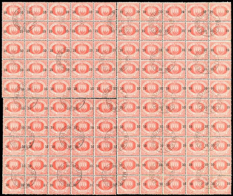 1892 - 10 cent. su 20 cent. ... 