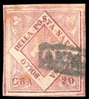 1860 - 20 grana carminio, falso ... 