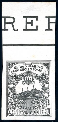1916 - 10 + 5 cent. Croce Rossa, ... 