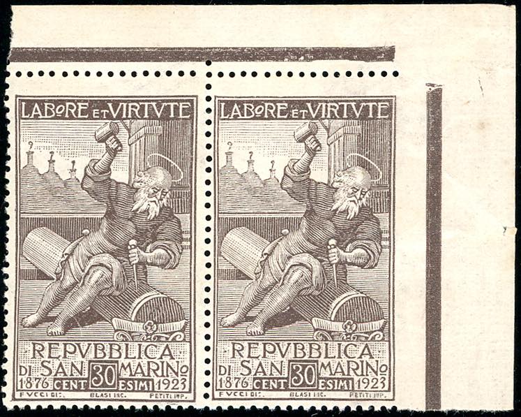 1923 - 30 cent. Società di Mutuo ... 