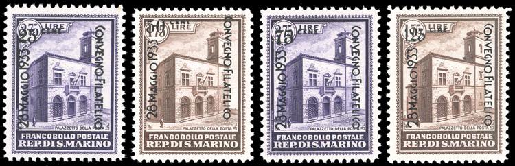 1933 - Convegno Filatelico, serie ... 