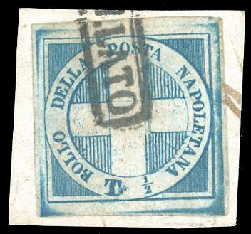 1860 - 1/2 tornese azzurro ... 
