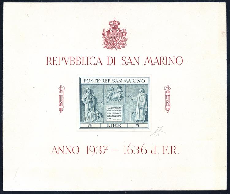 1937 - 5 lire Indipendenza, ... 