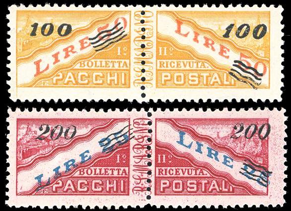 1948/50 - Soprastampati, serie ... 