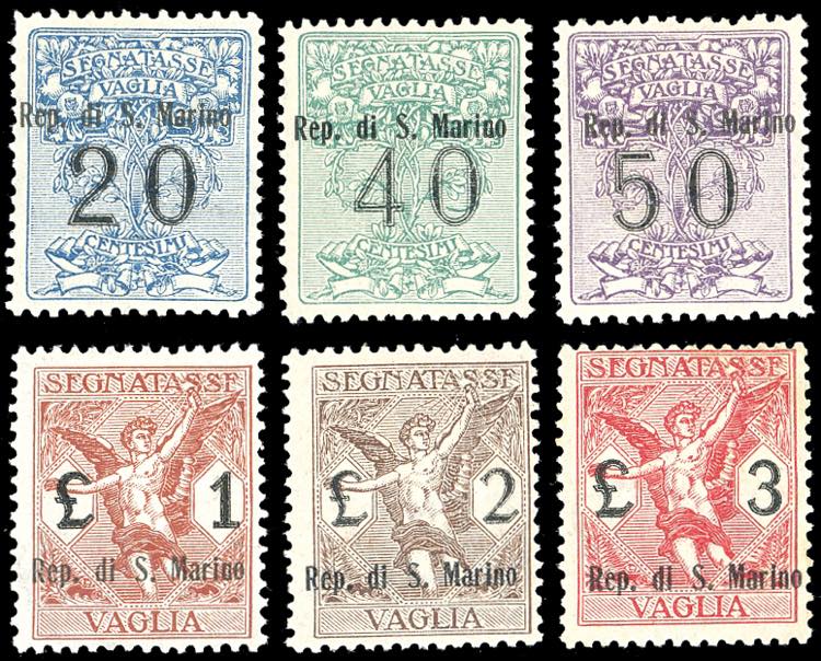 1924 - Soprastampati, serie ... 