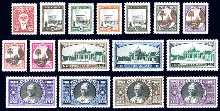 1933 - Giardini e medaglioni, ... 