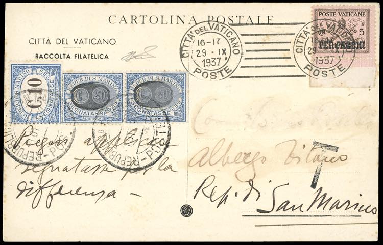 PACCHI POSTALI 1937 - 5 cent. ... 