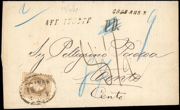 AUSTRIA 1869 - 15 kr. Francesco ... 