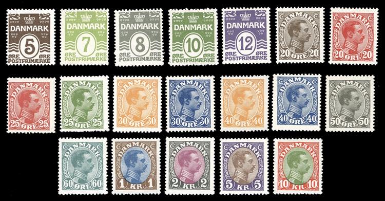 DANIMARCA 1921/28 - Ordinaria, ... 