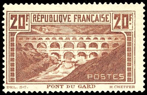 FRANCIA 1929 - 20 fr. Pont du ... 