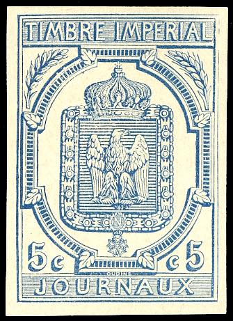 FRANCIA GIORNALI 1868 - 5 cent. ... 