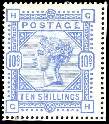 GRAN BRETAGNA 1889 - 10 s. Regina ... 