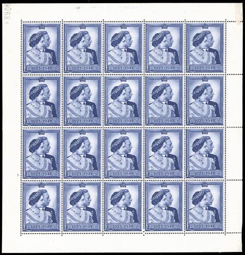 GRAN BRETAGNA 1948 - 1 £ Nozze ... 