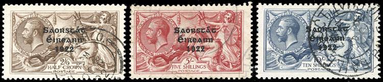 IRLANDA 1922 - Soprastampa larga ... 