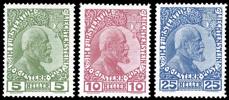 LIECHTENSTEIN 1912 - Principe ... 