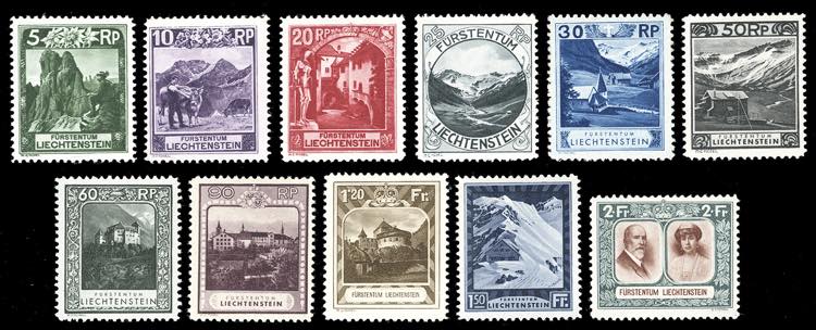 LIECHTENSTEIN 1930 - Soggetti ... 