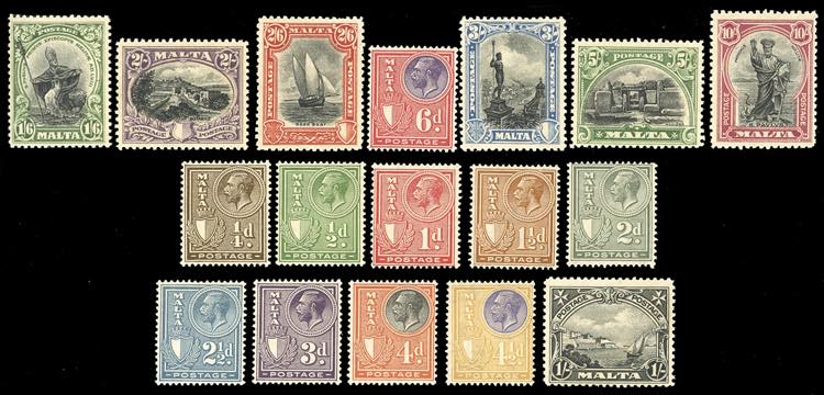 MALTA 1926/27 - Giorgio V, serie ... 