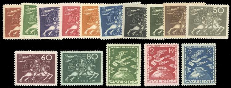 SVEZIA 1924 - Cinquantenario UPU, ... 