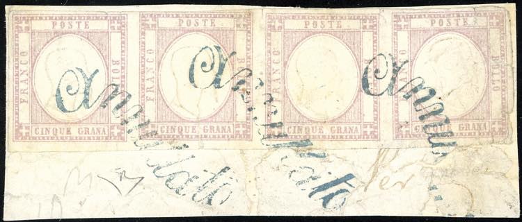 1861 - 5 grana lilla (21c), ... 