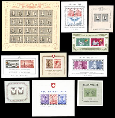 SVIZZERA FOGLIETTI 1936/1943 - ... 