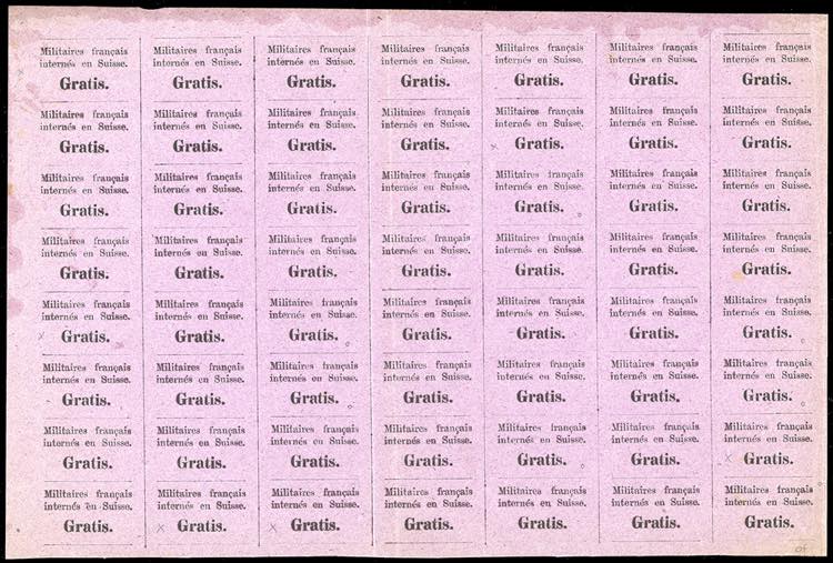 SVIZZERA FRANCHIGIA 1871 - Marca ... 