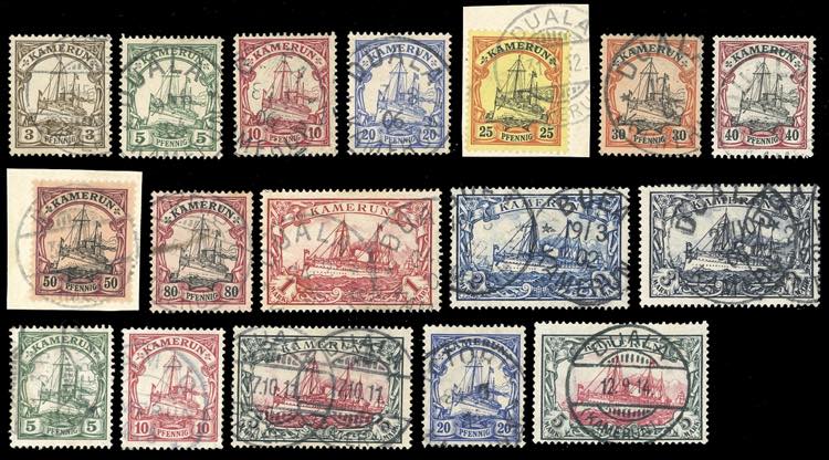 CAMEROUN 1900/15 - Serie ordinaria ... 