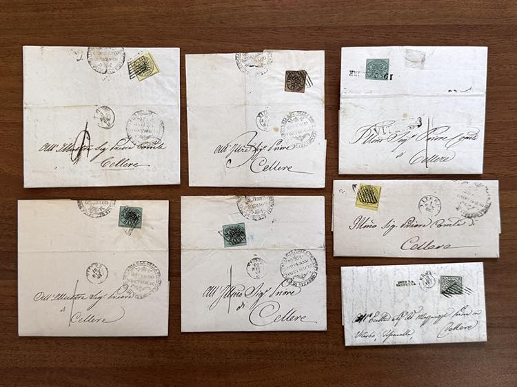 STATO PONTIFICIO 1852/1867 - Sette ... 