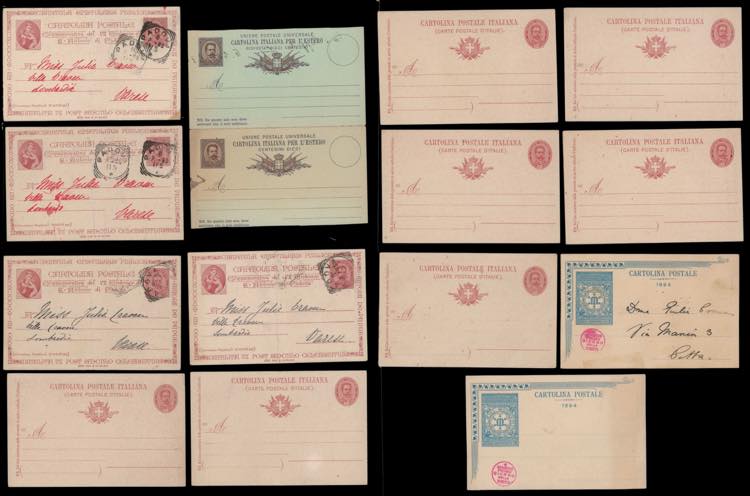 REGNO DITALIA INTERI POSTALI ... 