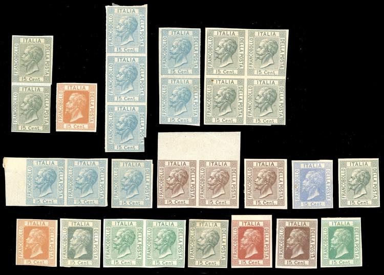 REGNO DITALIA PROVE E SAGGI 1864 ... 