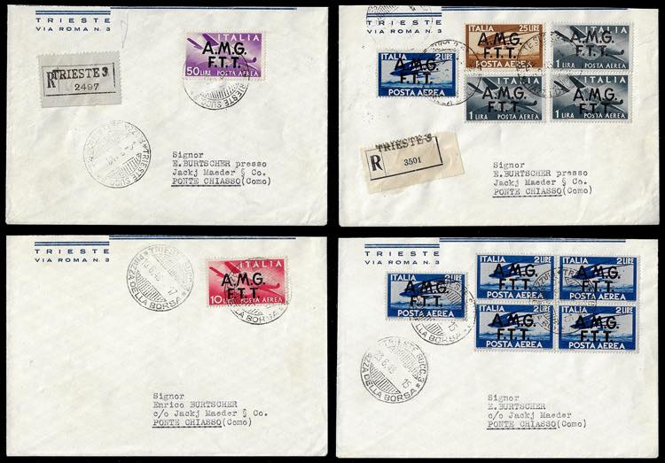 TRIESTE A POSTA AEREA 1948 - ... 