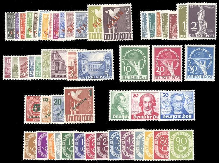 GERMANIA 1948/52 - Piccolo insieme ... 