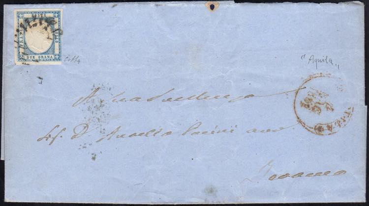 AQUILA, svolazzo + cerchio rosso ... 