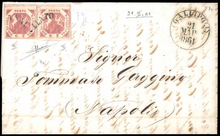 GALLIPOLI, svolazzo + cerchio ... 