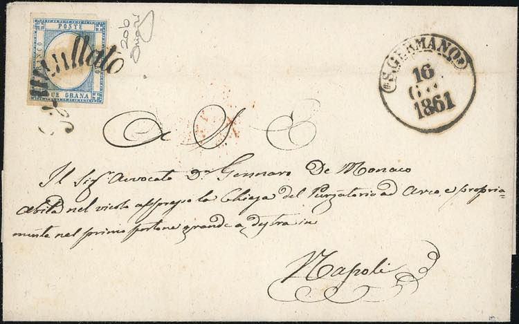 S.GERMANO, svolazzo + cerchio ... 