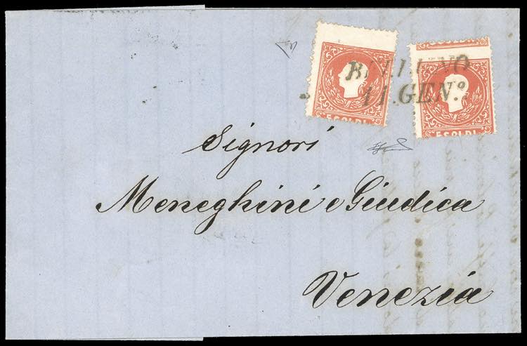 1860 - 5 soldi rosso, II tipo ... 