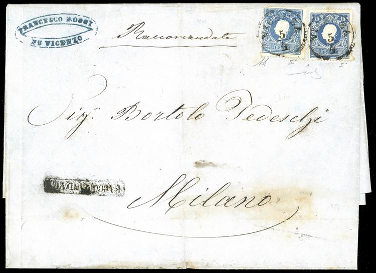 1859 - 15 soldi azzurro, un ... 