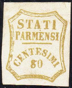 1859 - 80 cent. bistro oliva (18), ... 