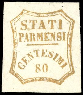 1859 - 80 cent. bistro arancio ... 