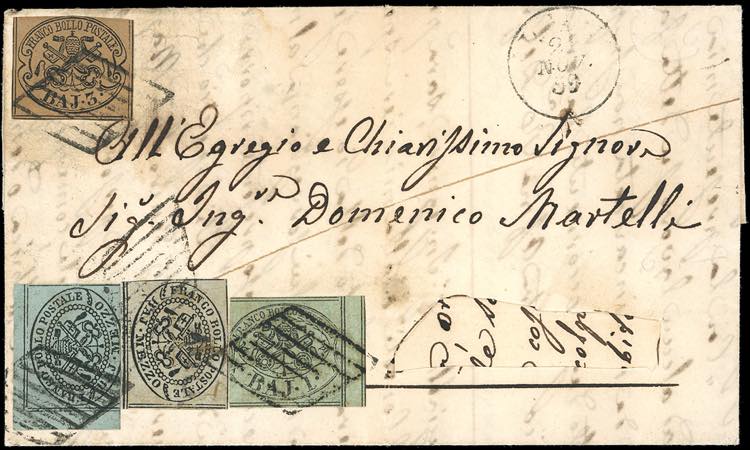 1859 - 1/2 baj, un esemplare ... 