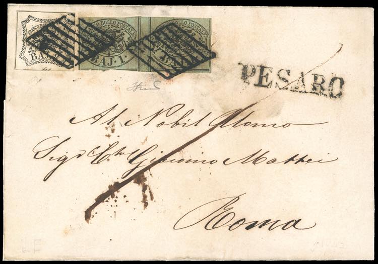 1861 - 1 baj verde grigiastro, ... 