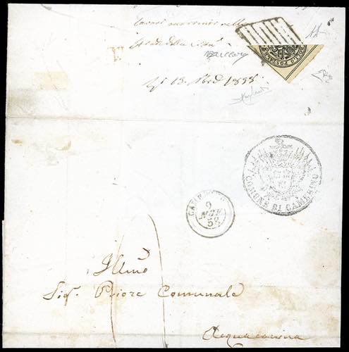 1858 - 4 baj giallo chiaro (5Ab), ... 