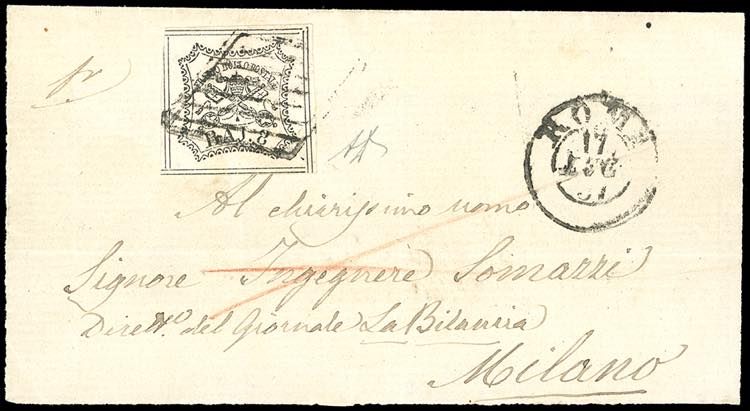 1857 - 8 baj bianco (9), otto ... 