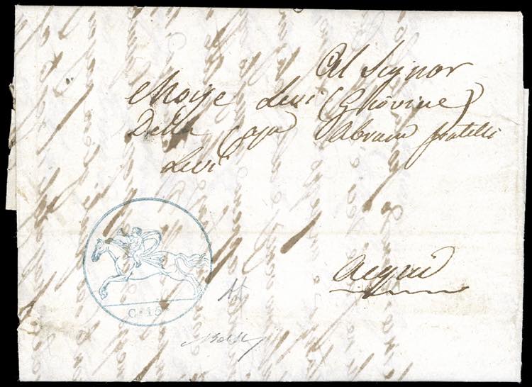 1819 - 15 cent. Cavallino, ... 