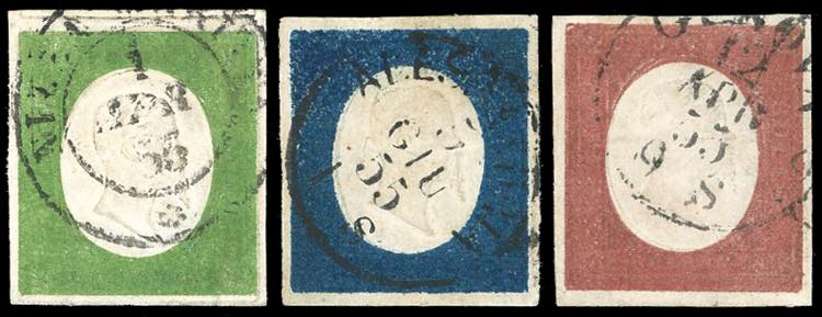 1854 - Terza emissione, serie ... 