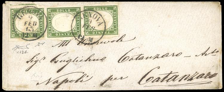 1863 - 5 cent. verde giallastro ... 