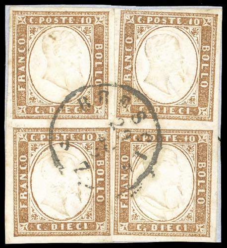 1861 - 10 cent. bruno rossastro ... 
