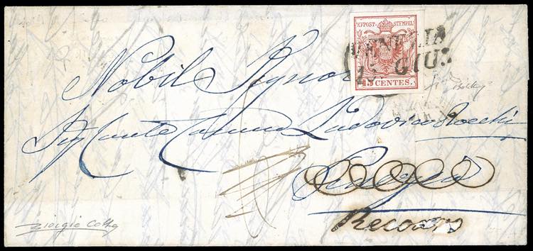 1850 - Lettera da Ancona 10/6/1850 ... 