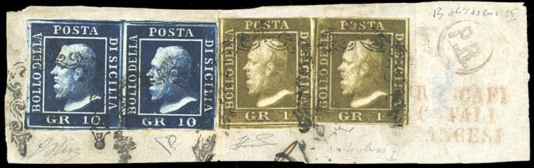 1859 - 1 grano bruno oliva, II ... 