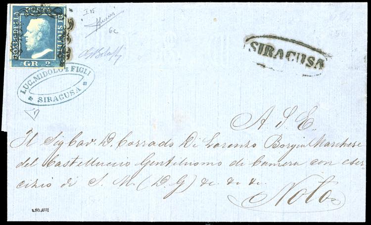 1859 - 2 grana cobalto scuro, I ... 